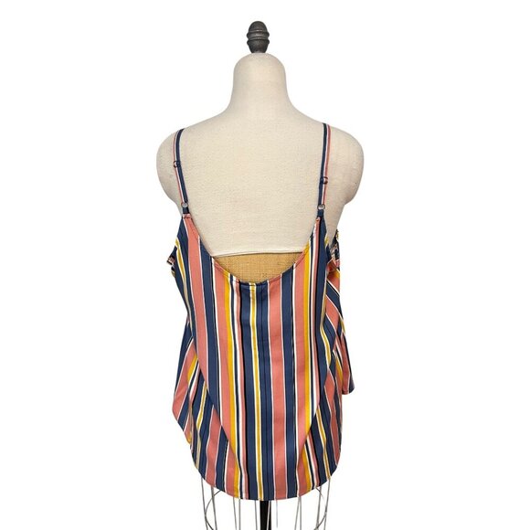 Torrid Plus Size 2 (18/20) & 4 Multicolor Stripe Stretch Rayon Cami $39.50 NWT - Picture 6 of 9